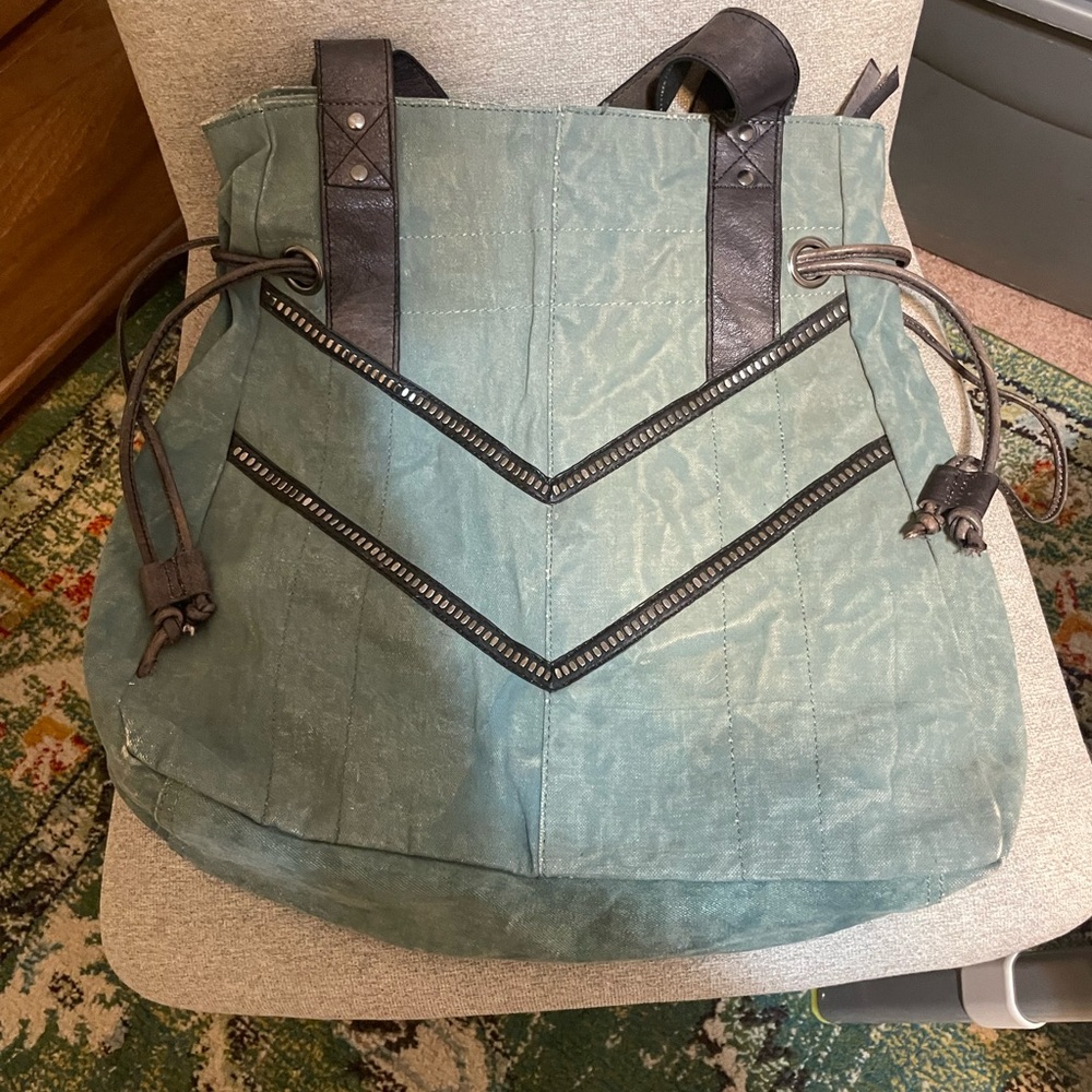 Green Hobo Style Purse